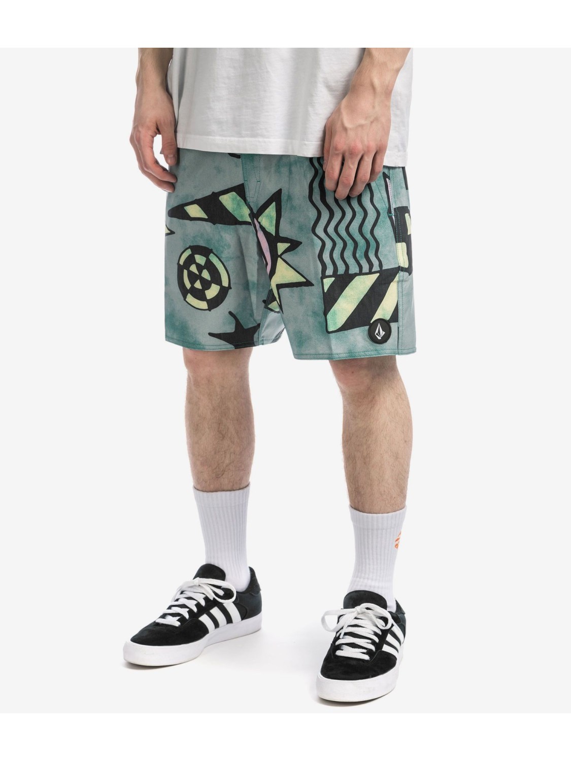 All-New Volcom Chlorine Killer Stoney 17 Boardshorts (temple teal)