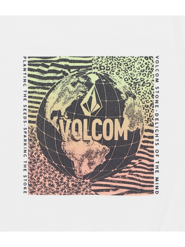 [Hot Sale] Volcom Earthtrippin T-Shirt (off white)