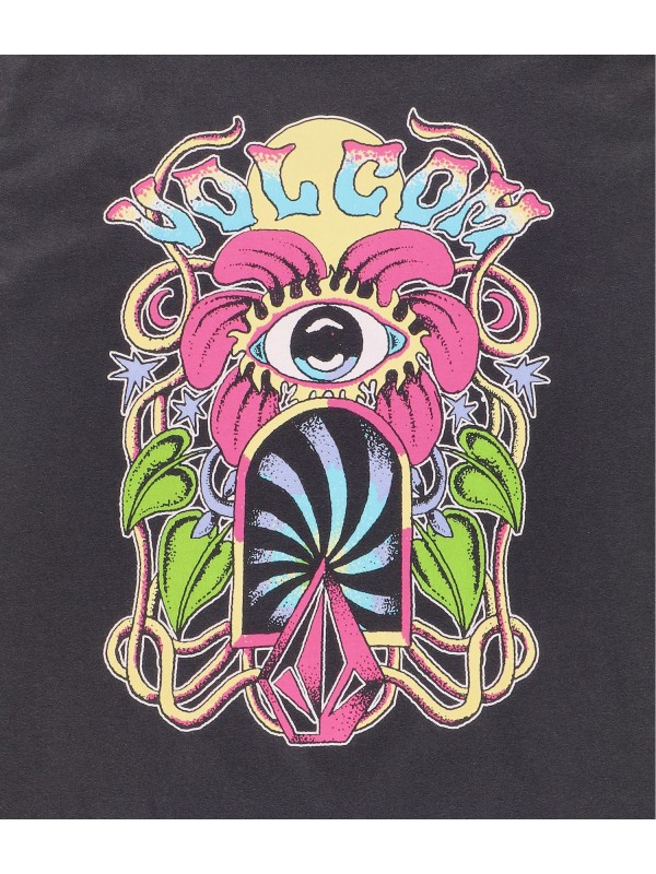 [Hot Sale] Volcom Eye See Yew T-Shirt (steealth)