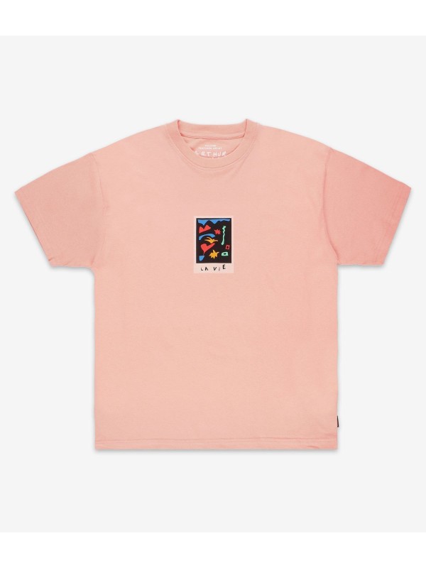 2024 New Volcom Featured Artist Arthur Longo T-Shirt (salmon)