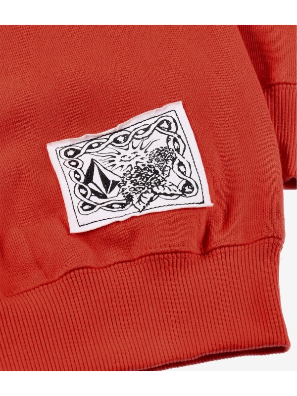 2024 New Volcom Featured Artist Keutchi Sweatshirt (bright red)