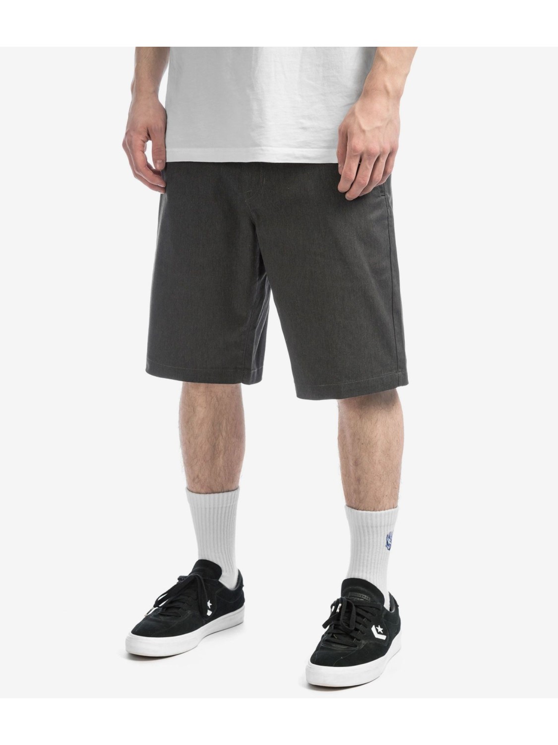 Brand-New Volcom Frickin Modern Stretch 21 Shorts (charcoal heather)