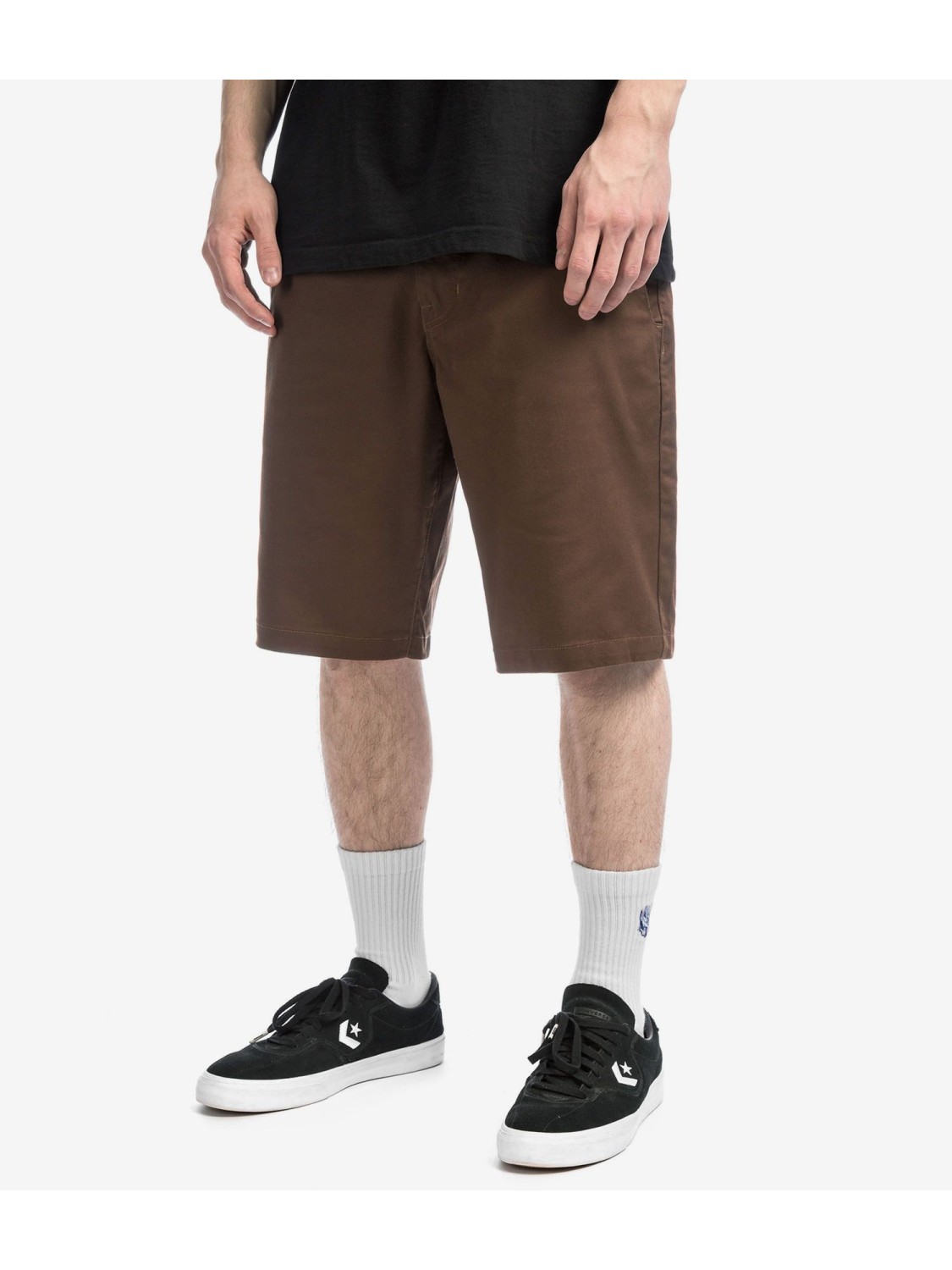 Brand-New Volcom Frickin Modern Stretch 21 Shorts (dark earth)