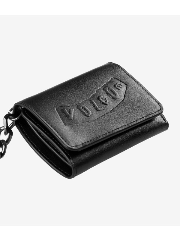 Volcom Pistol Leather Portefeuille (black II) [Hot Selling]