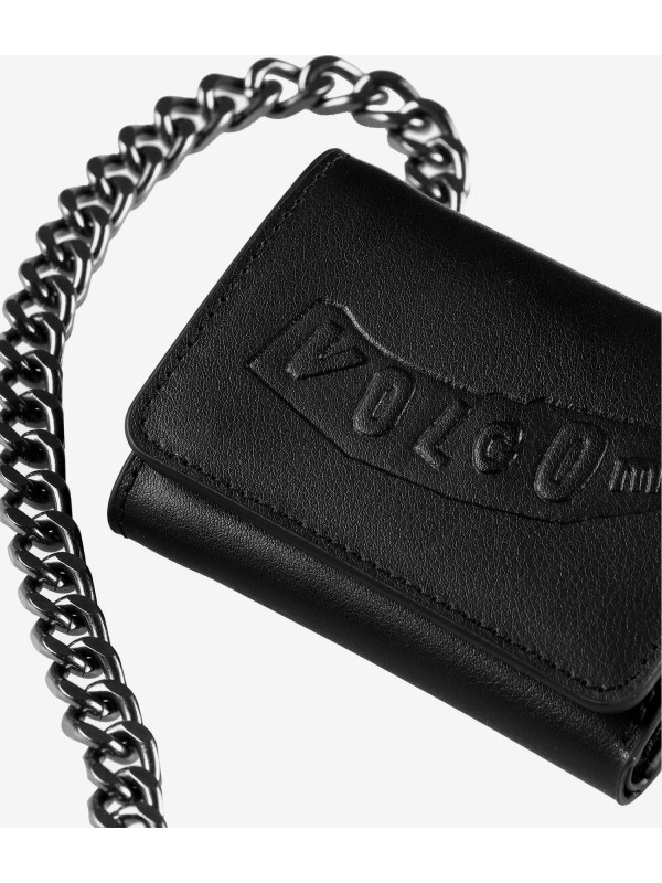 Volcom Pistol Leather Portefeuille (black II) [Hot Selling]