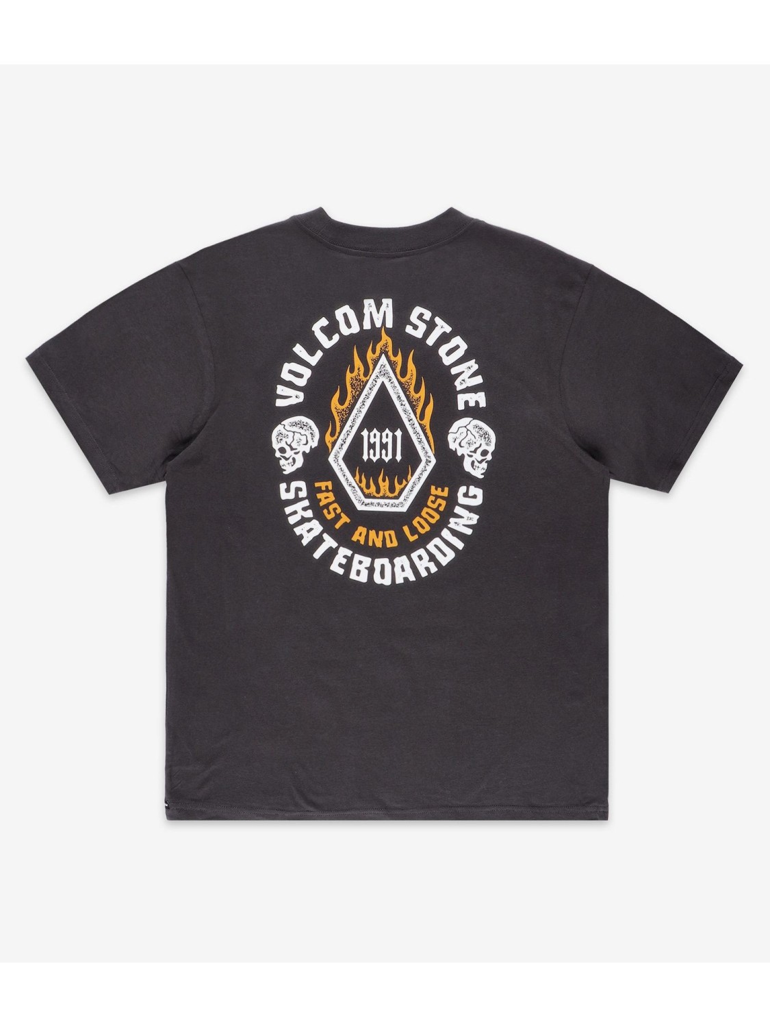 Volcom Skate Vitals Fast N Loose T-Shirt (steealth) [Hot Selling]