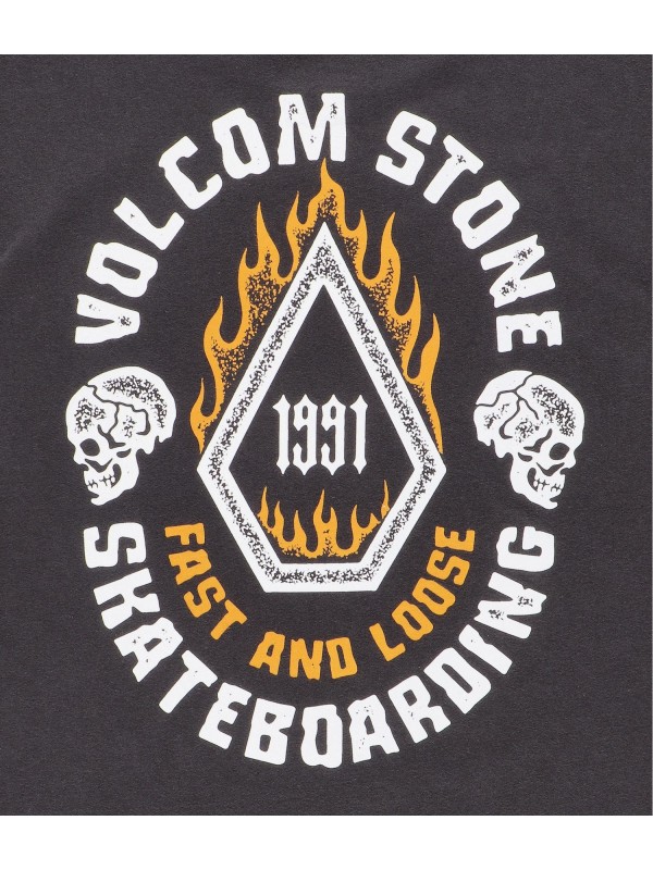 Volcom Skate Vitals Fast N Loose T-Shirt (steealth) [Hot Selling]