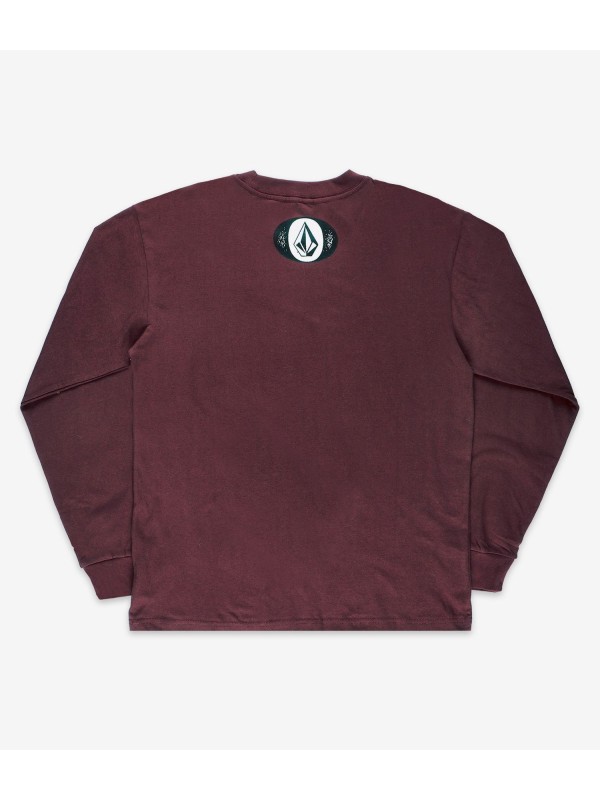 Volcom Skate Vitals Remy 2 Longues Manches (merlot) [Hot Selling]