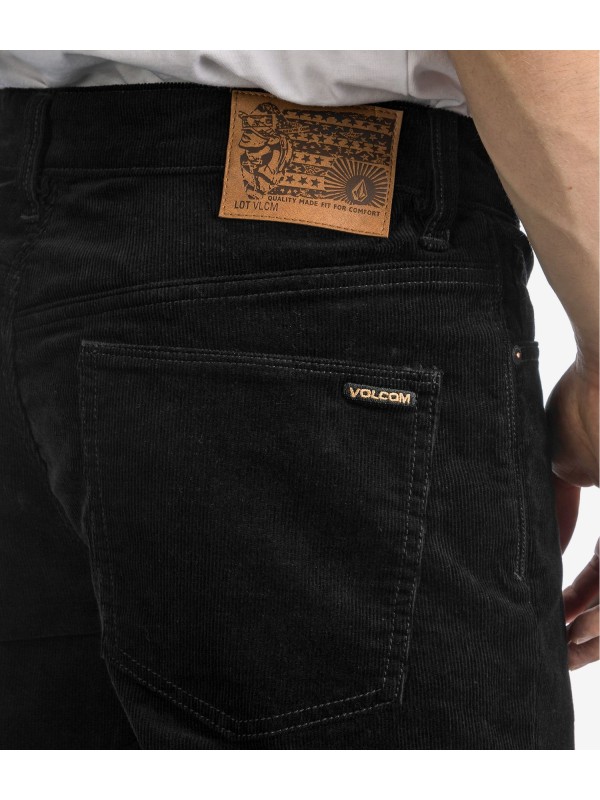 Volcom Solver 5 Pocket Cord Pantalons (black) [Hot Selling]