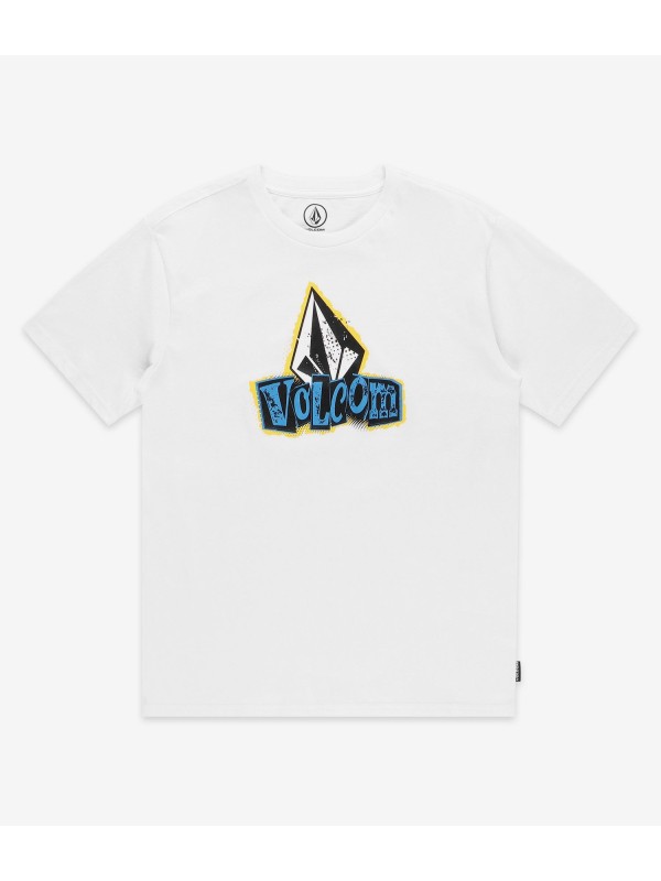 Volcom Sticker Stamp T-Shirt kids (white) [Hot Selling]