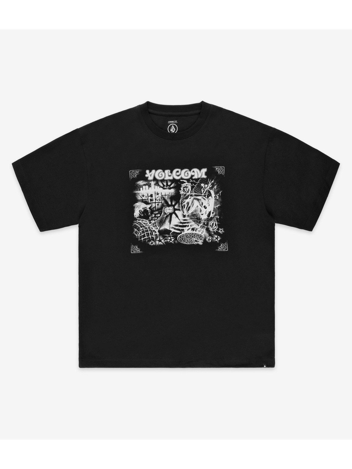 Top-Rated Volcom Street Keutchi T-Shirt (black)