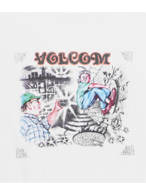 Top-Rated Volcom Street Keutchi T-Shirt (white)