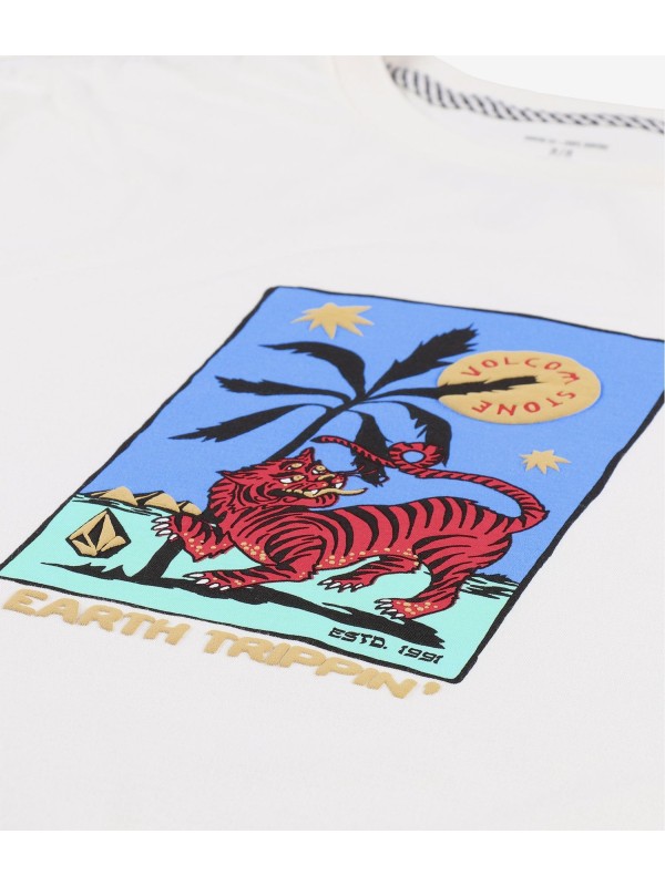 Top-Rated Volcom Tarot Tiger FTY T-Shirt (off white)